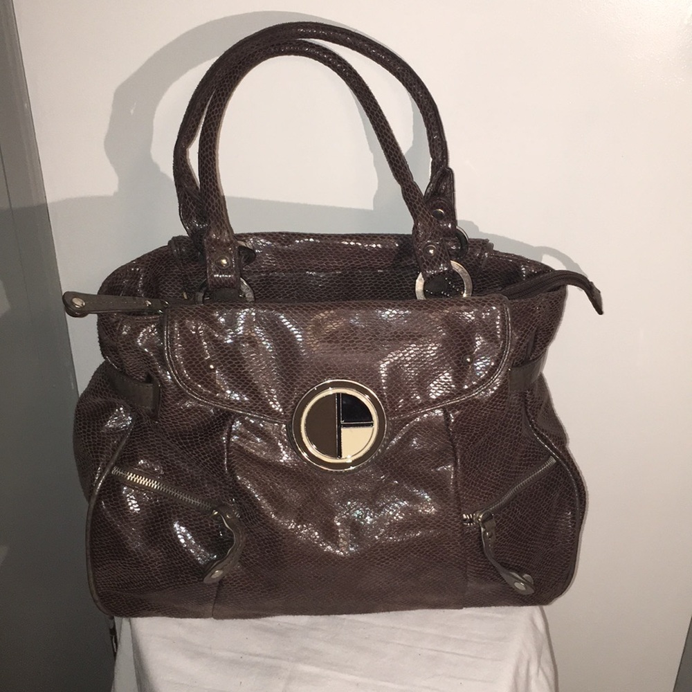 Rampage mushroom colored purse/barely used